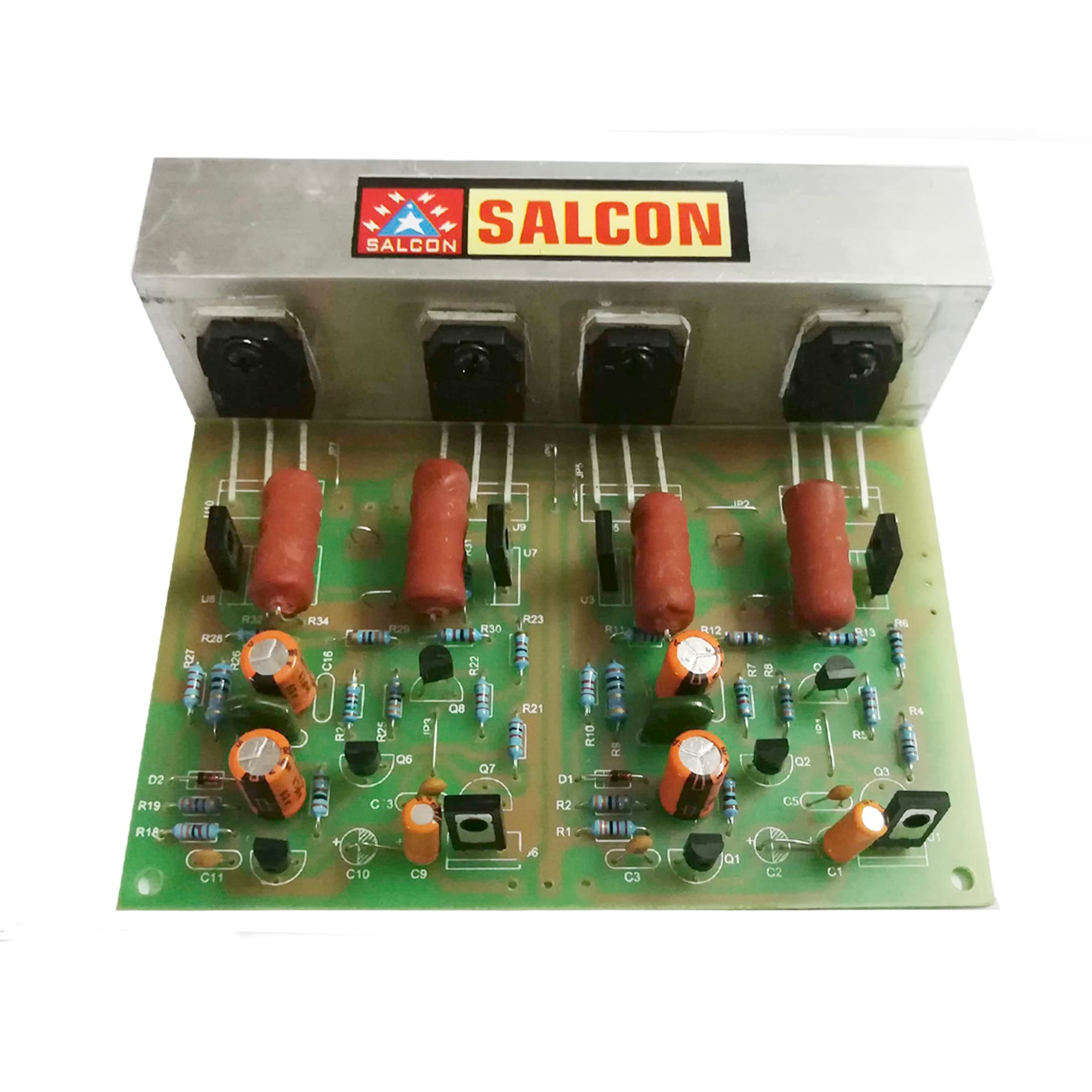 Salcon MOSFET 200W Amplifier Board for Tower Speakers Audio Board with 3 Channel Outputs, Dual Supply Preamp, and Vire MP3 & USB Module-image-28