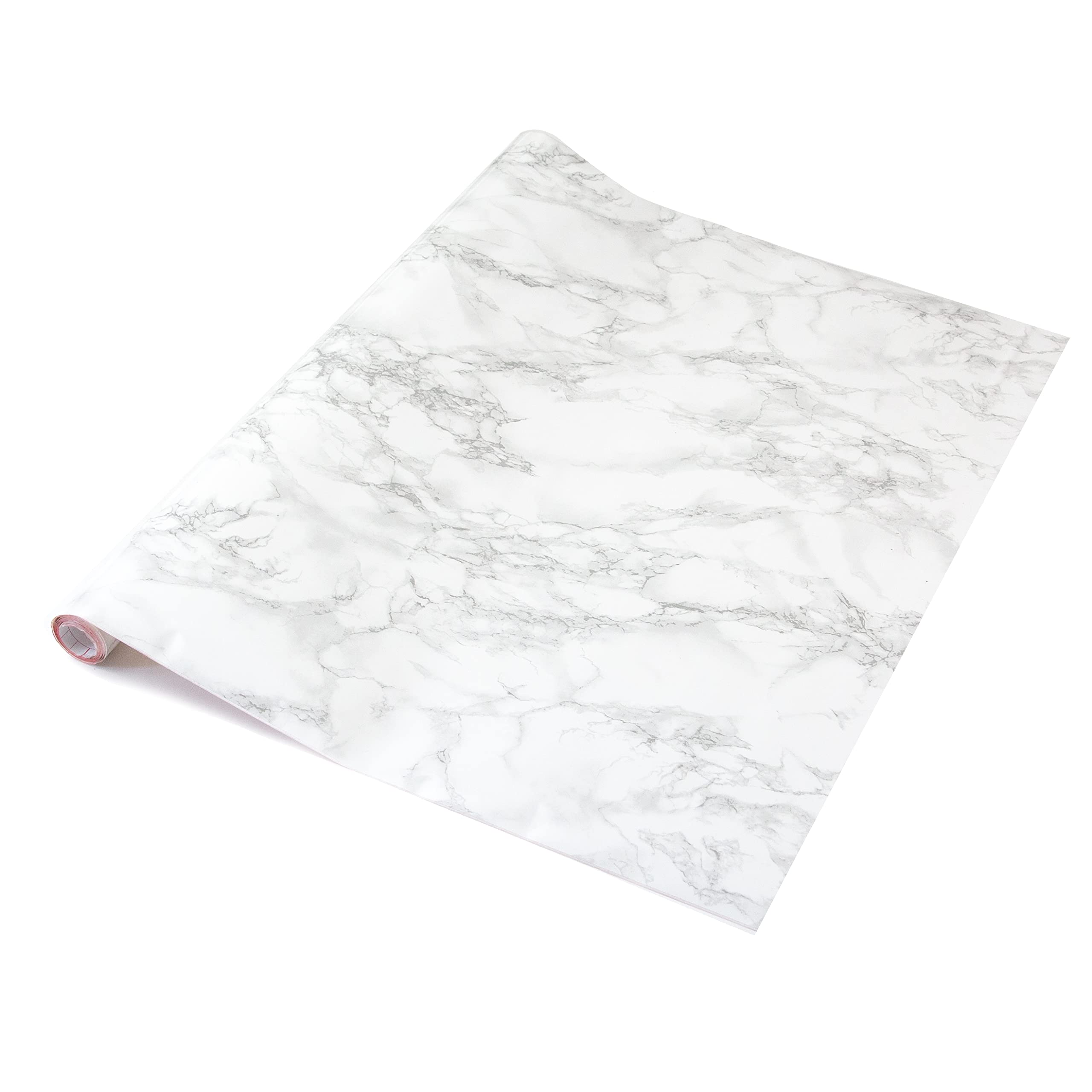Self Adhesive Vinyl Wrap Film for Kitchen Worktops dc fix Marble Grey (45CM, 15M)