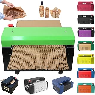 Corrugated Box Expansion Cutting Machine, Waste Carton Box Cardboard Shredder, 325 MM Honeycomb Packing Paper Maker for Express Packaging (Random Color)