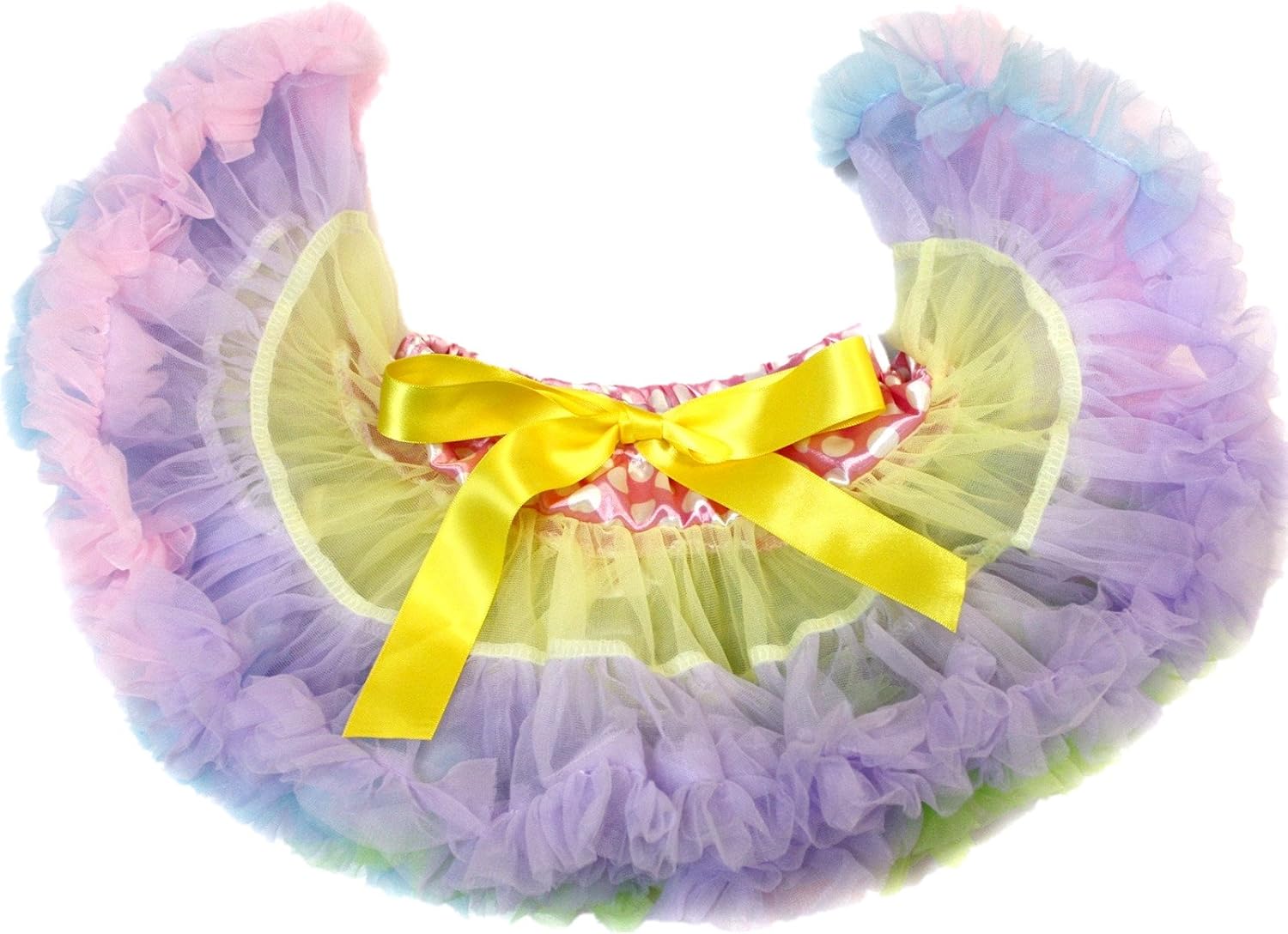 Rainbow with Polka Dots Dress Newborn Baby Skirt Tutu Girl Clothing Nb-12m