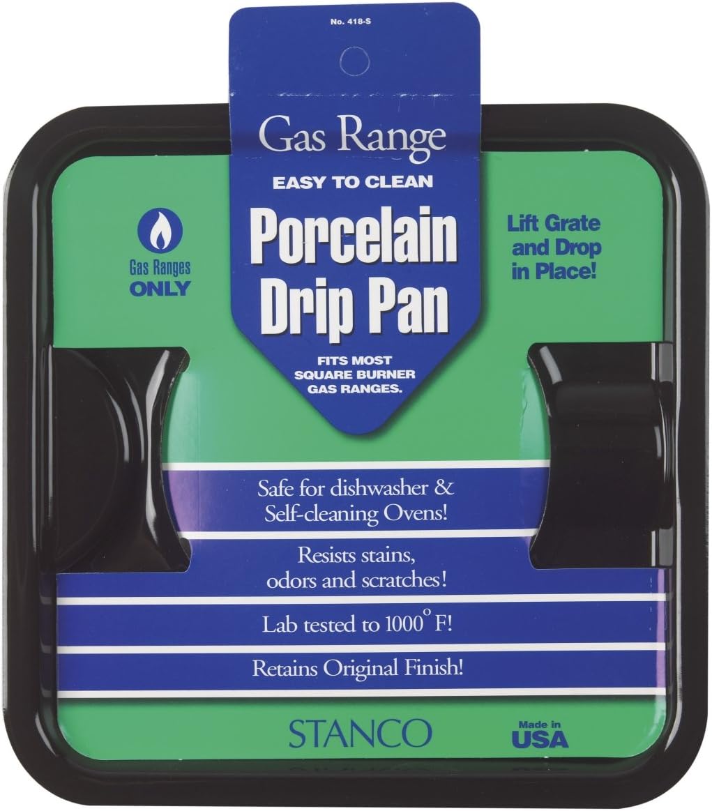 Stanco Gas Range Drip Pan For Gas Ranges Square Appliances