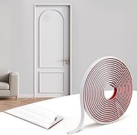 Art3d 30Ft Flexible Peel and Stick Crown Molding Trim - Self-Adhesive Wall Door Cabinet Frame Mirror Window Décor, Paintable DIY White