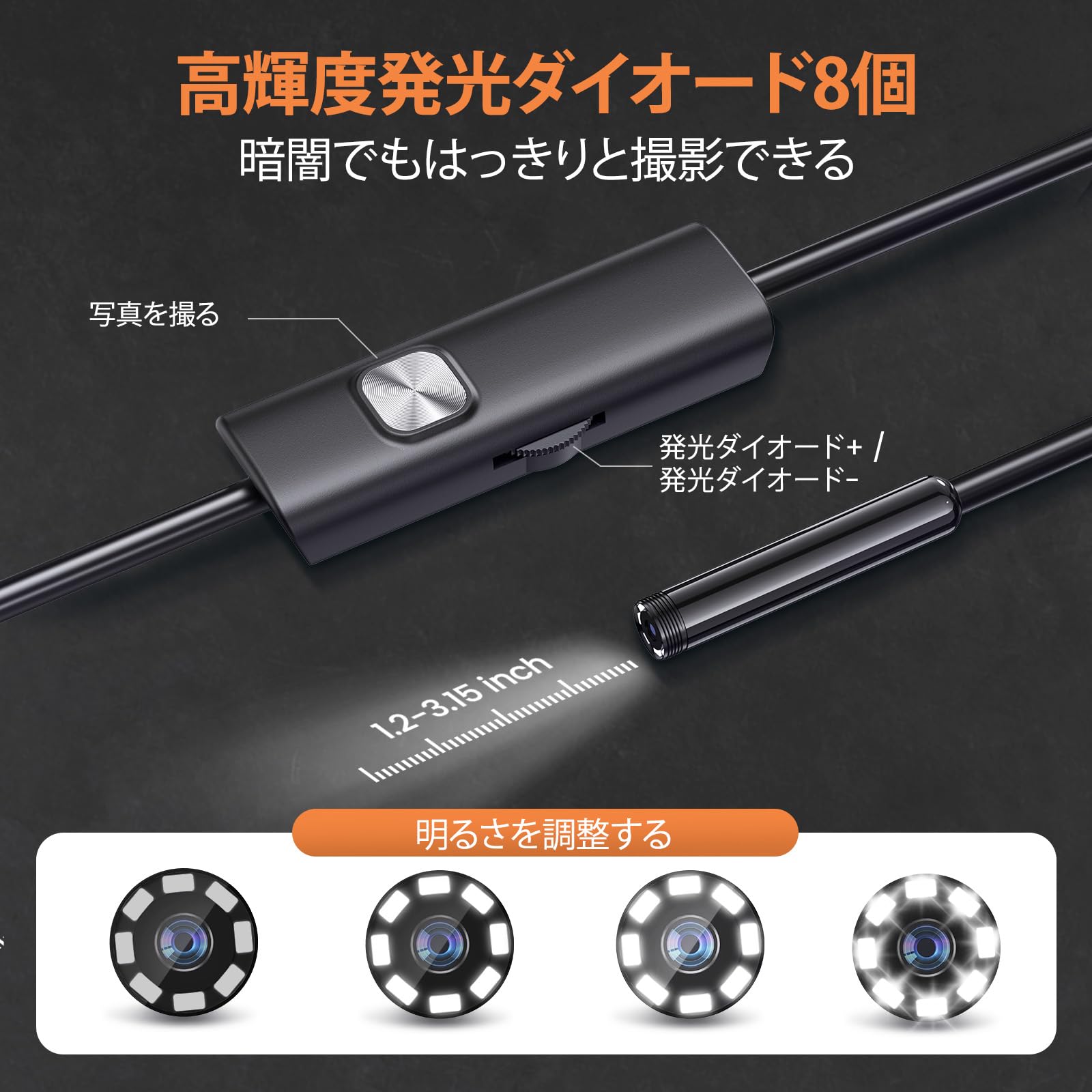 ファイバースコープ Amazon.co.jp: BlueSwan【2025年最新型 1920P HD高画質】ファイバー
