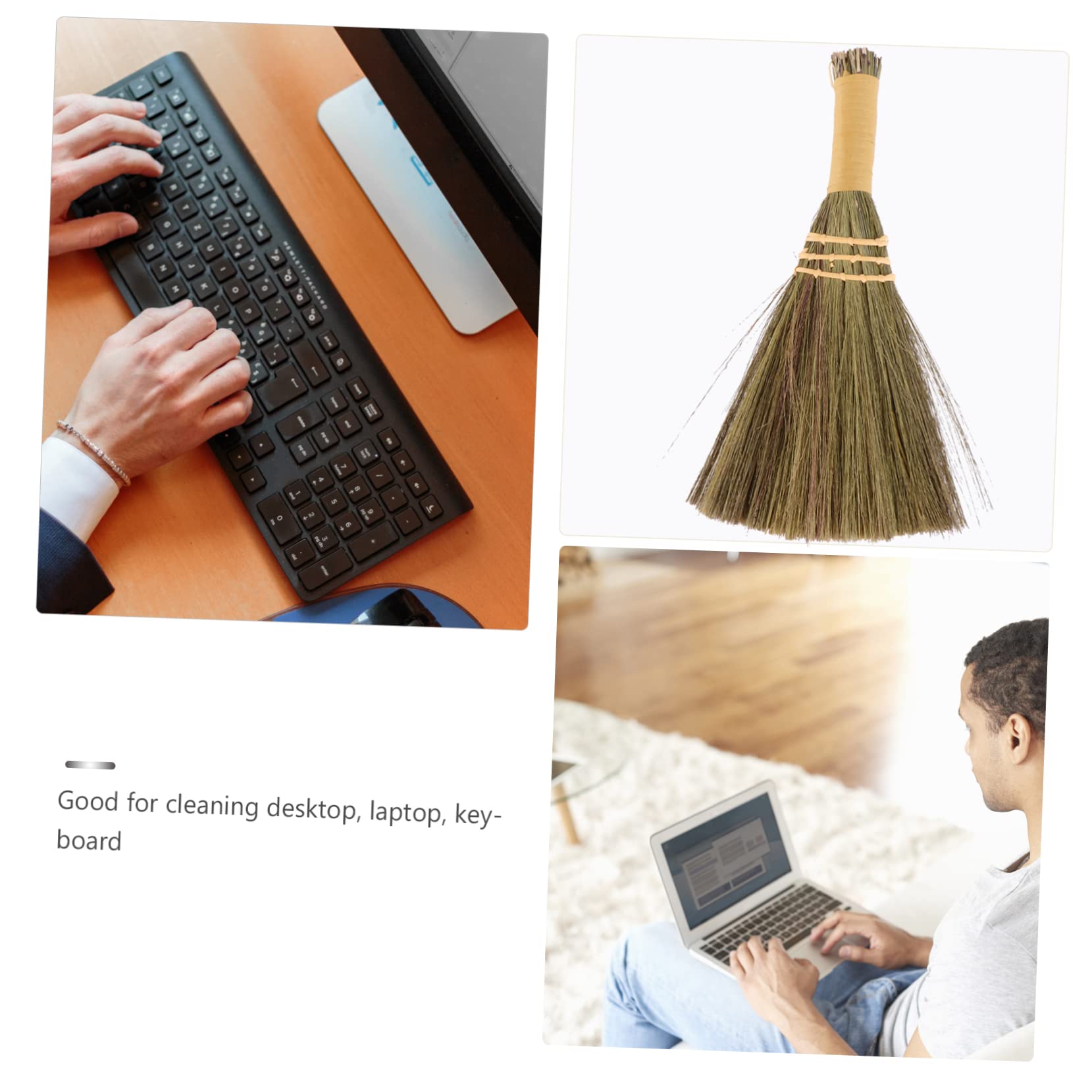 HAPINARY Door Broom for Sweeping Mini Dust Removing Brush Home Cleaning Tools Soft Material Easy Storage Random