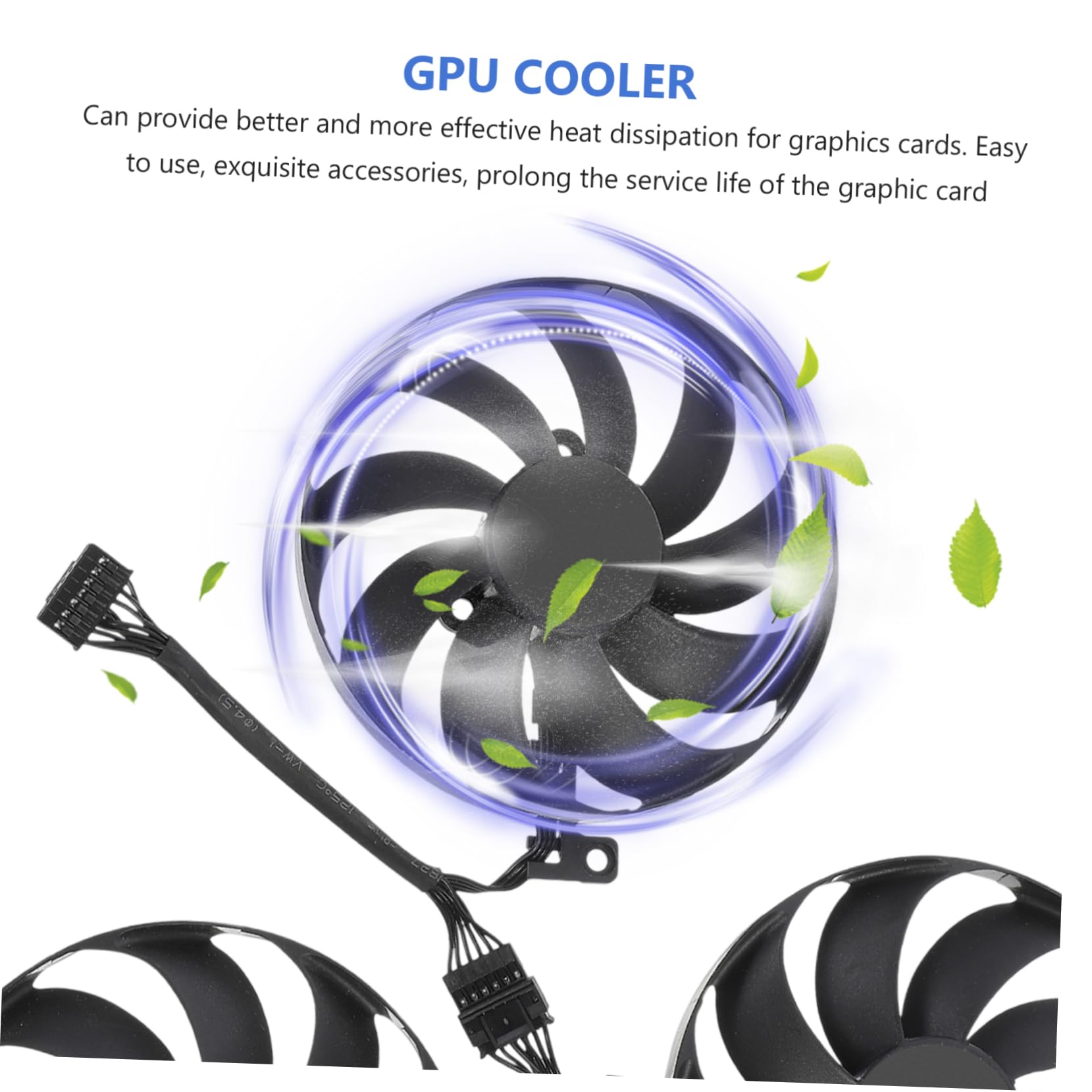 VILLCASE Ventilador de Refrigeración de Tarjeta Gráfica de Enfriador de Gpu Compatible Cfud Ventilador para Tarjetas Gráficas para Computadoras Gpu de Rendimiento