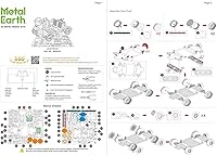 Vista 7 de Fascinations Metal Earth Apollo Lunar Rover 3D Kit de modelo de metal