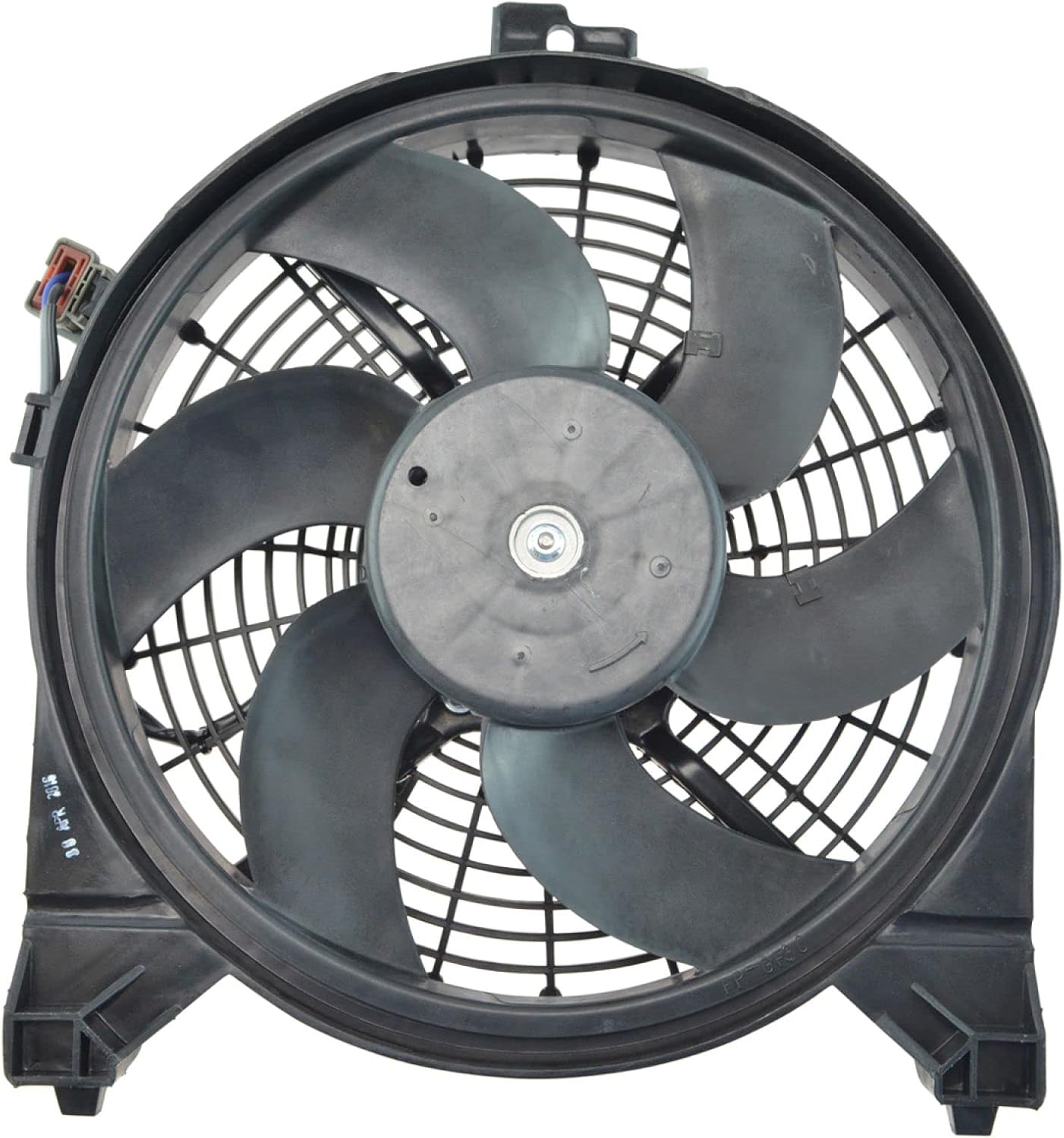 TRQ A/C Condenser Cooling Fan Assembly Compatible with 2004-2010 Infiniti QX56 2005-2015 Nissan Armada 2004 Pathfinder Armada 2004-2008 Titan NI3113109 NI3120101
