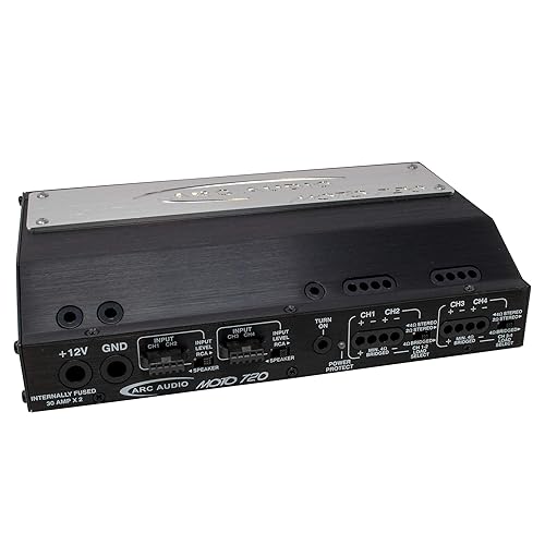 Miniatura 3 de ARC Audio Moto 720 Amplificador de 4 canales Hi-Output Powersports Amplificador