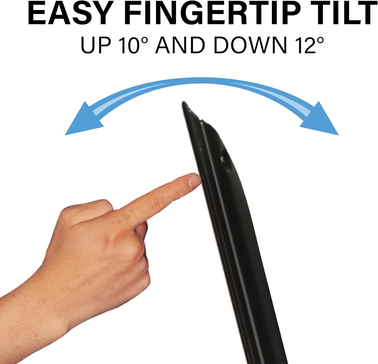 SANUS Extendable Tilting TV Wall Mount for 32”–90” TVs up to 110 lbs – 5.2” Extension for Easy Cable Access and Added Tilt, Tool-Free Tilt to Reduce Glare, Low Profile Design