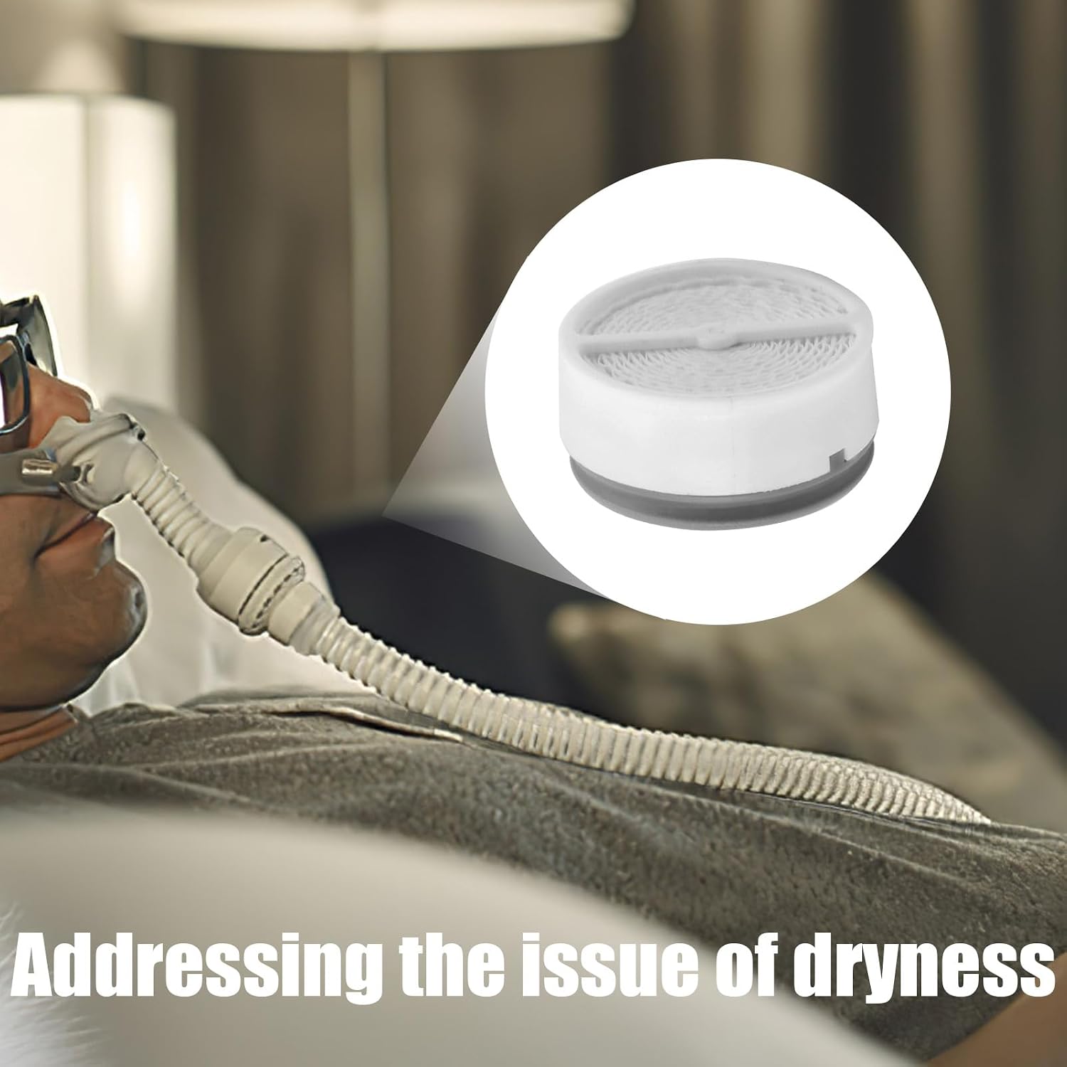 12 Pack Disposable CPAP Humidifier Filter Pads - Replacement Accessories for Portable Travel CPAP Humidifier Systems