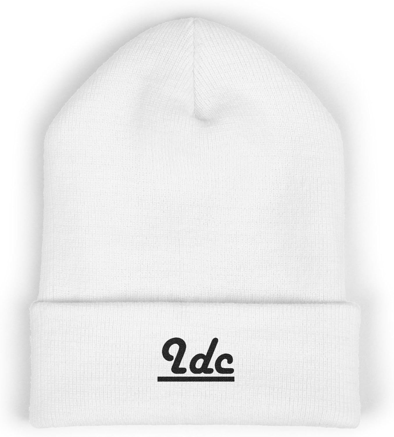 Classic Cuffed Beanie Hat - IDC Embroidered Message