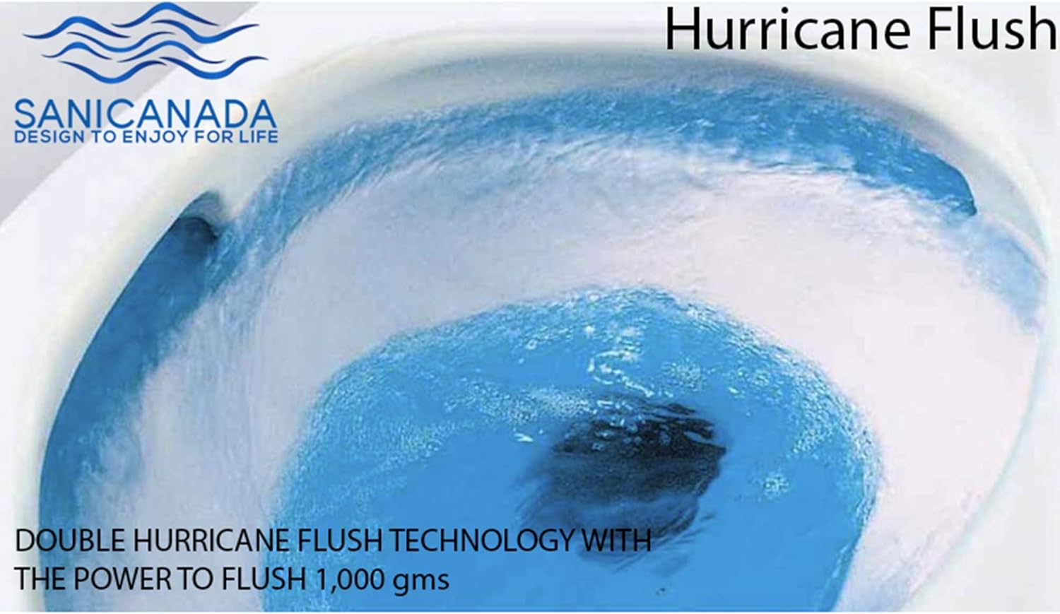 Sani Canada 930 One Piece Water Saver Commercial Grade Dual Flush Toilet 12" Rough In