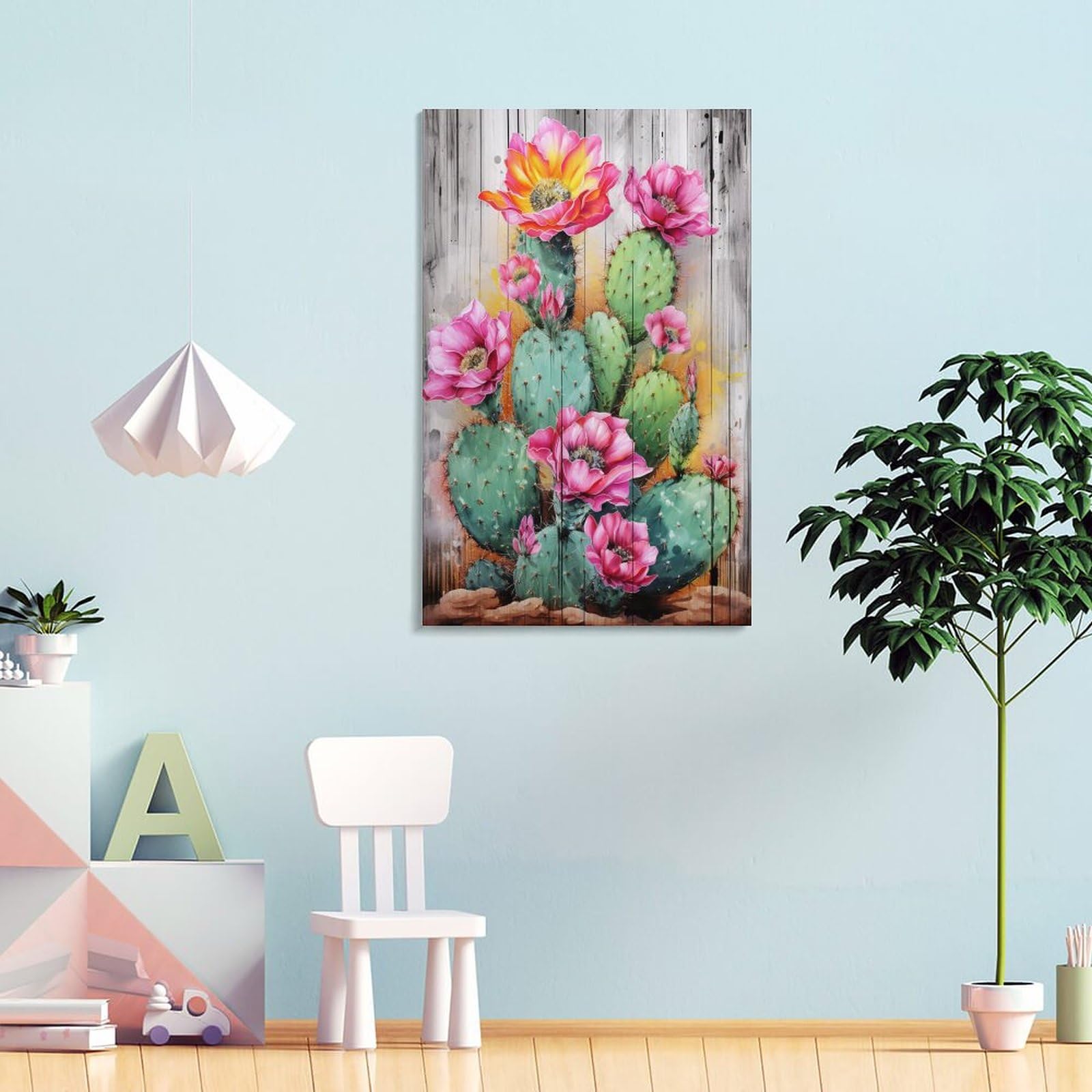 WADORN Cartello In Metallo Retrò Con Cactus, 30x20 Cm, Scritta 'Sì, Ho Davvero Bisogno Di Tutte Queste Piante', Decorazione Da Parete