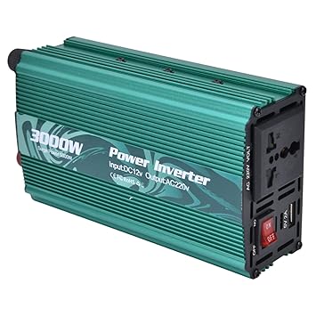 Converter, DC12V to AC220V Energy-Saving Converter for TV to Refrigerator Green