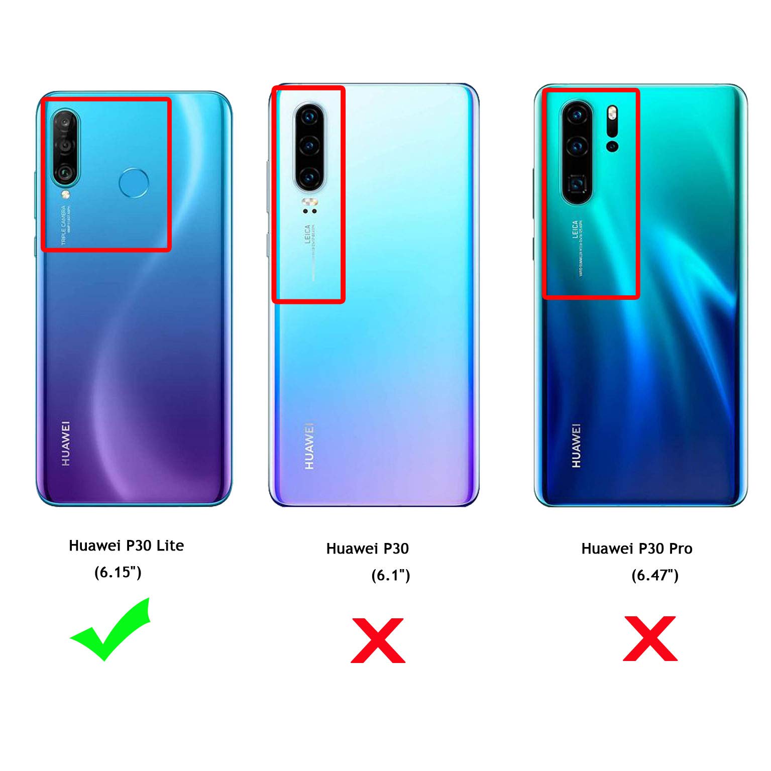 Moex Custodia Double-face Trasparente Per Huawei P30 Lite / P30 Lite New – Protezione Integrale Anteriore E Posteriore In Silicone + TPU - 2
