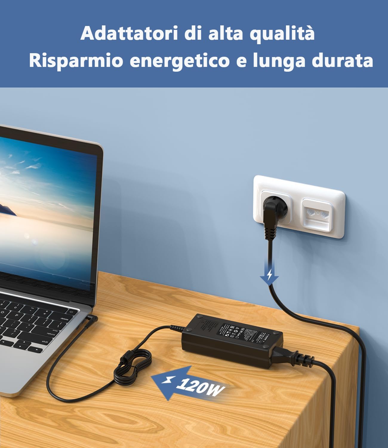 shefor 120W Caricabatterie Alimentatore per ASUS A15-120P1A PA-1121-28 ADP-120RH B VivoBook Pro 15 N580VD N580V N705UD x705uv FX504 UX510UW ROG G551 G552 GL552 GL752 Caricabatterie Adattatore | ASUS FX504 UX510UW N56J N56VM N56VZ N750 N500 G50 N53S N55 Ad