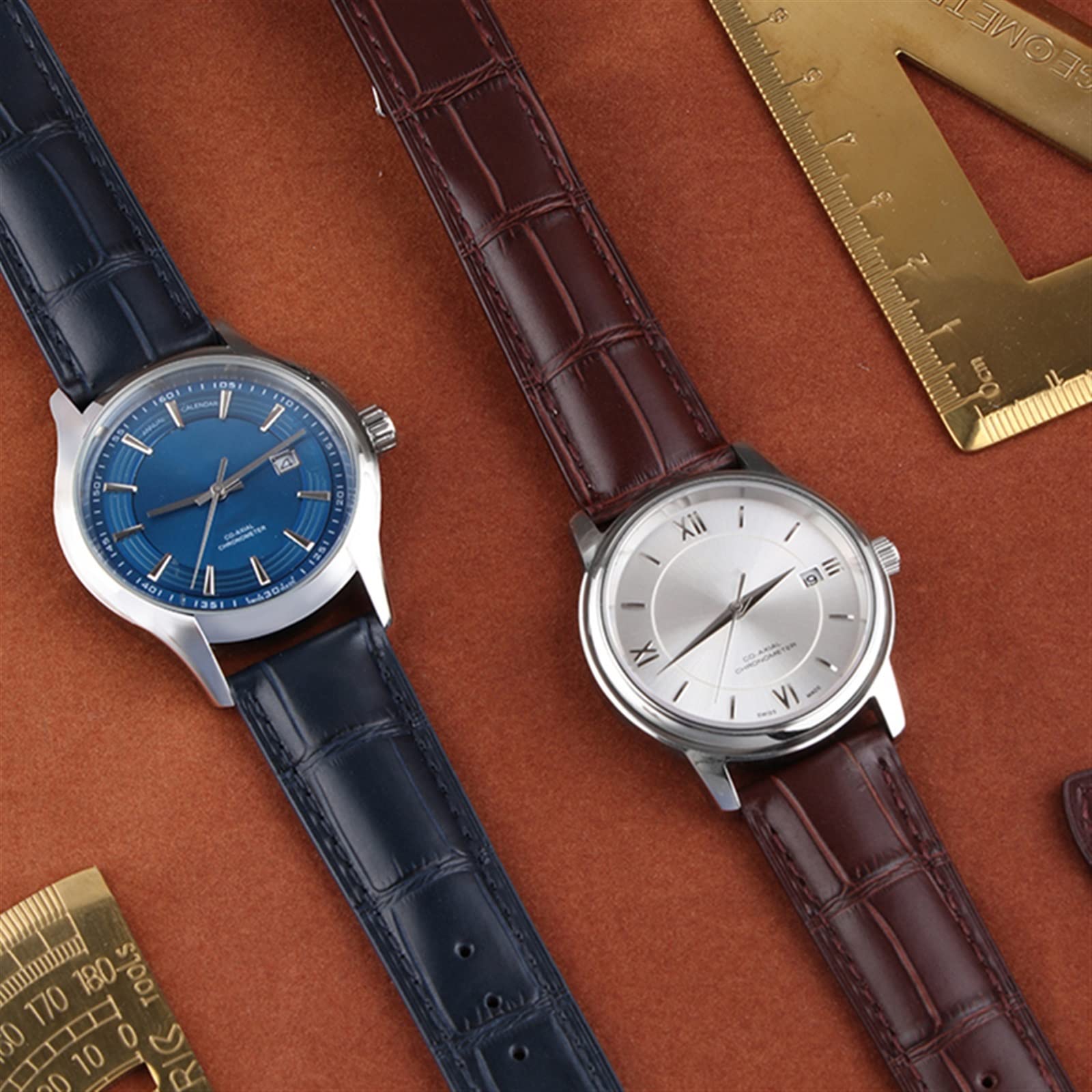 Luksusowy pasek do zegarka na pasek Omega Seamaster bransoletka z prawdziwej skóry klamra do rozmieszczania narzędzi wymiana akcesoriów do zegarków części