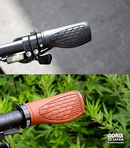 Miniatura 3 de GORIX Bicicleta Ergo Grips Bar End Cycle Lock En Manillar Bicicleta de Montaña MTB 95mmx95mm128mmx95mm(GX-AGOO)