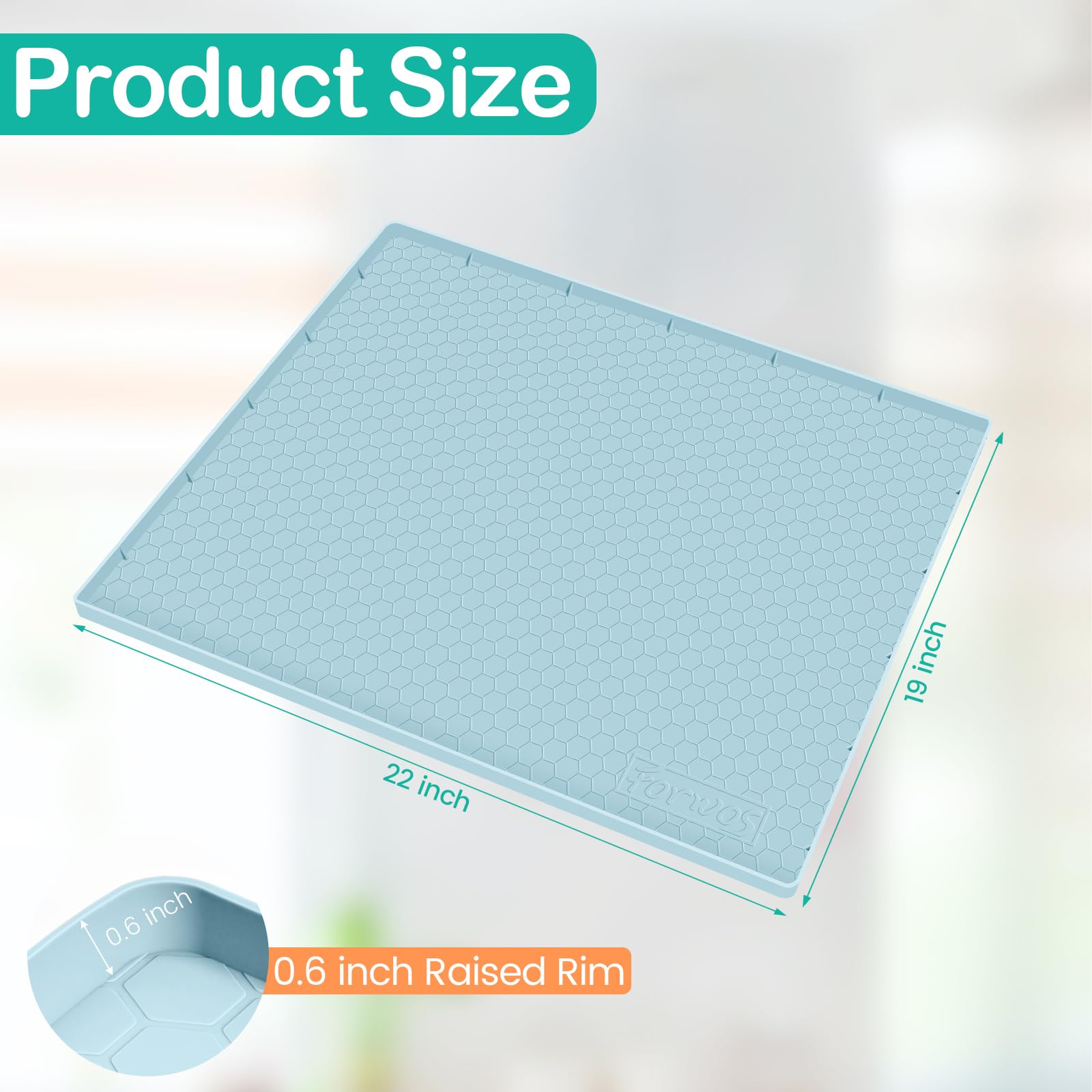 Photo 1 of FORWOS Silicone Under Sink Mat 22"x19"
