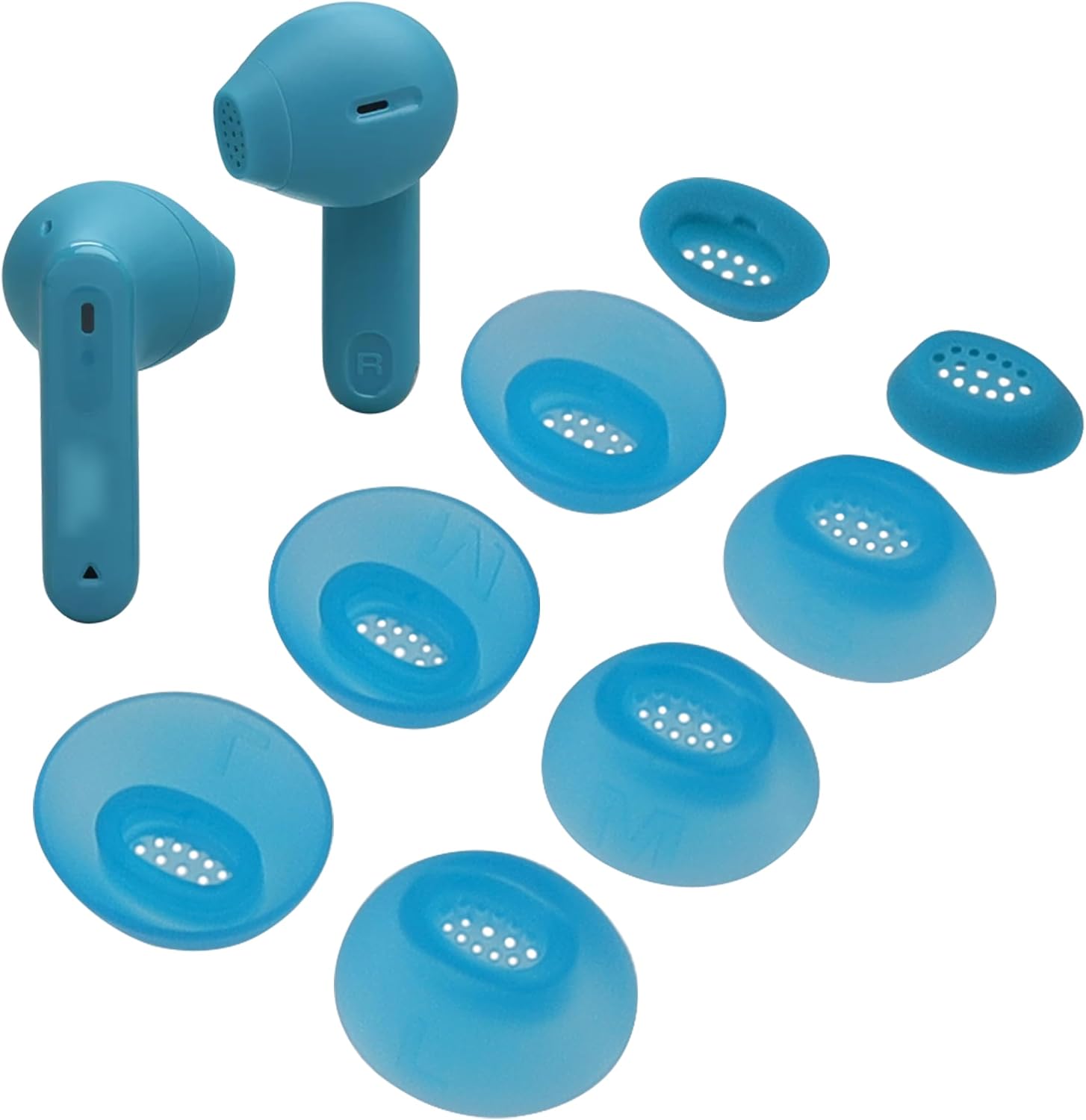 Replacement Ear Tips Compatible with JBL Tune Flex 2, Teal