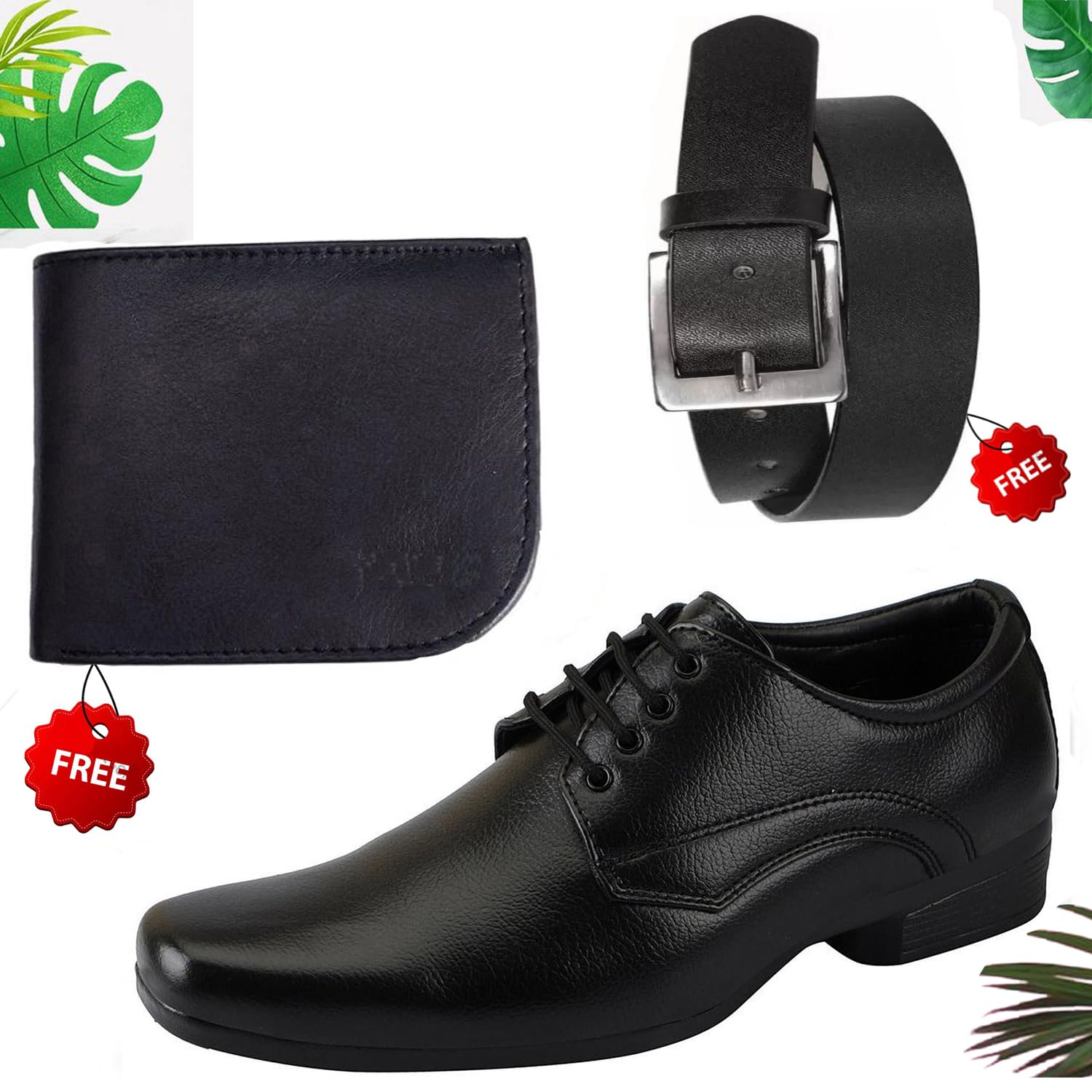Latest Trendy Formal Shoes/Party Shoes/Shoes Combo with Free Wallet & Belt for Men and Boys -P2339-picture-25