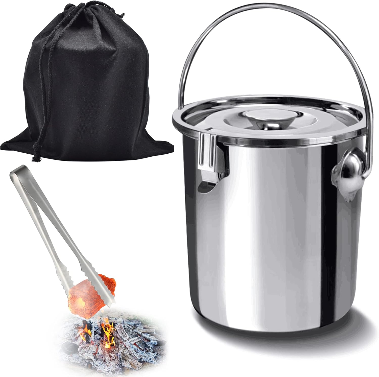火消し壺 キャンプ ステンレス 大容量3 2l 秒速消火 高い気密性 炭入れ 火消しつぼ 火消しツボ 炭 炭けし壺 炭壺 炭消し缶 火消壺 炭つぼ バーベキュー キャンプ用品 アウトドア用品 炭処理 炭の再利用 帆布袋付き簡単収納 おすすめ 火消し壺 キャンプ ステンレス 大容量3 2l 秒速消火 高い気密性 炭入れ 火消しつぼ 火消しツボ 炭 炭けし壺 炭壺 炭消し缶 火消壺 炭つぼ バーベキュー キャンプ用品 アウトドア用品 炭処理 炭の再利用 帆布袋付き簡単収納 おすすめ