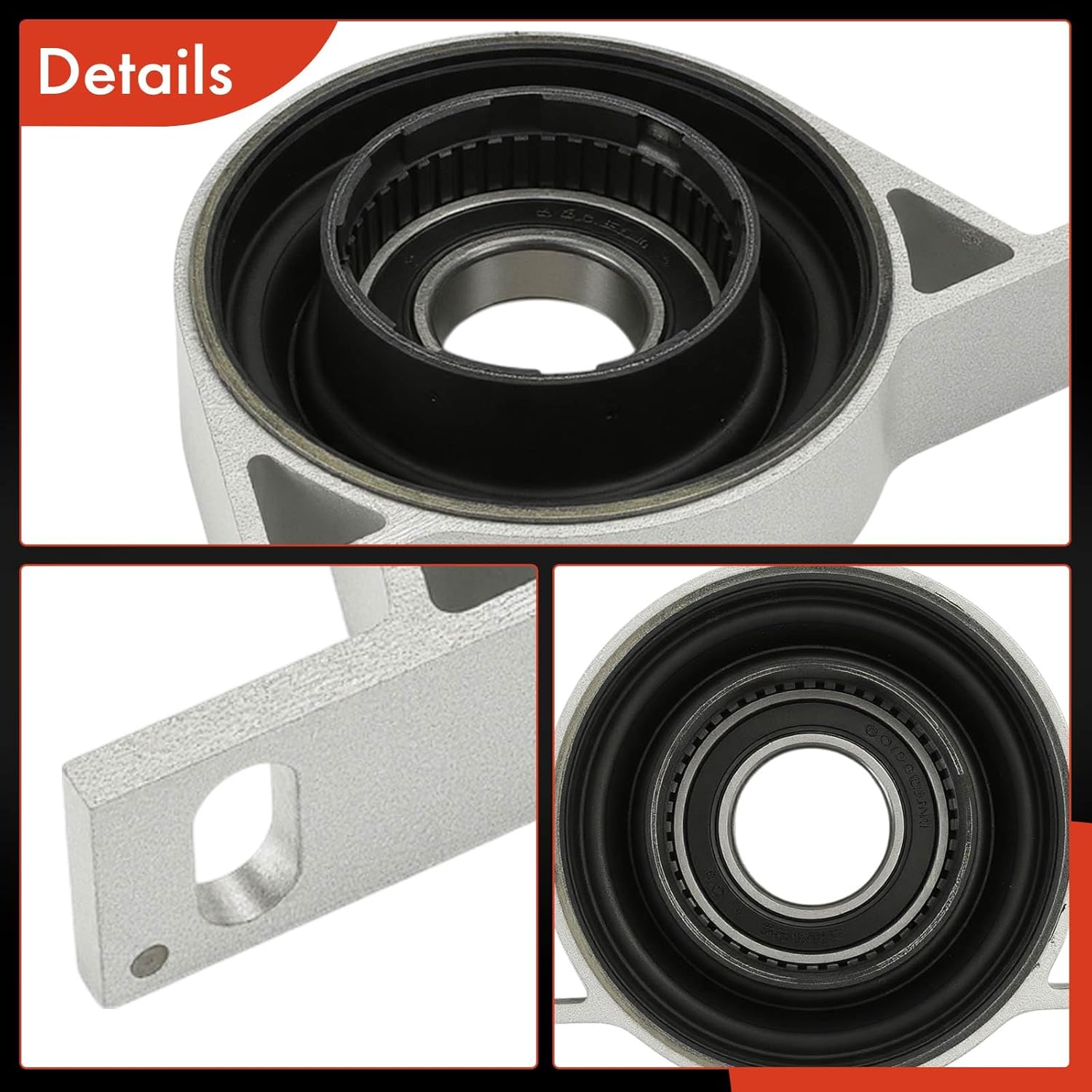 A-Premium Front Rear Drive Shaft Center Support Bearing Compatible with Cadillac SRX 2010-2016, AWD, Driveshaft Carrier Bearing
