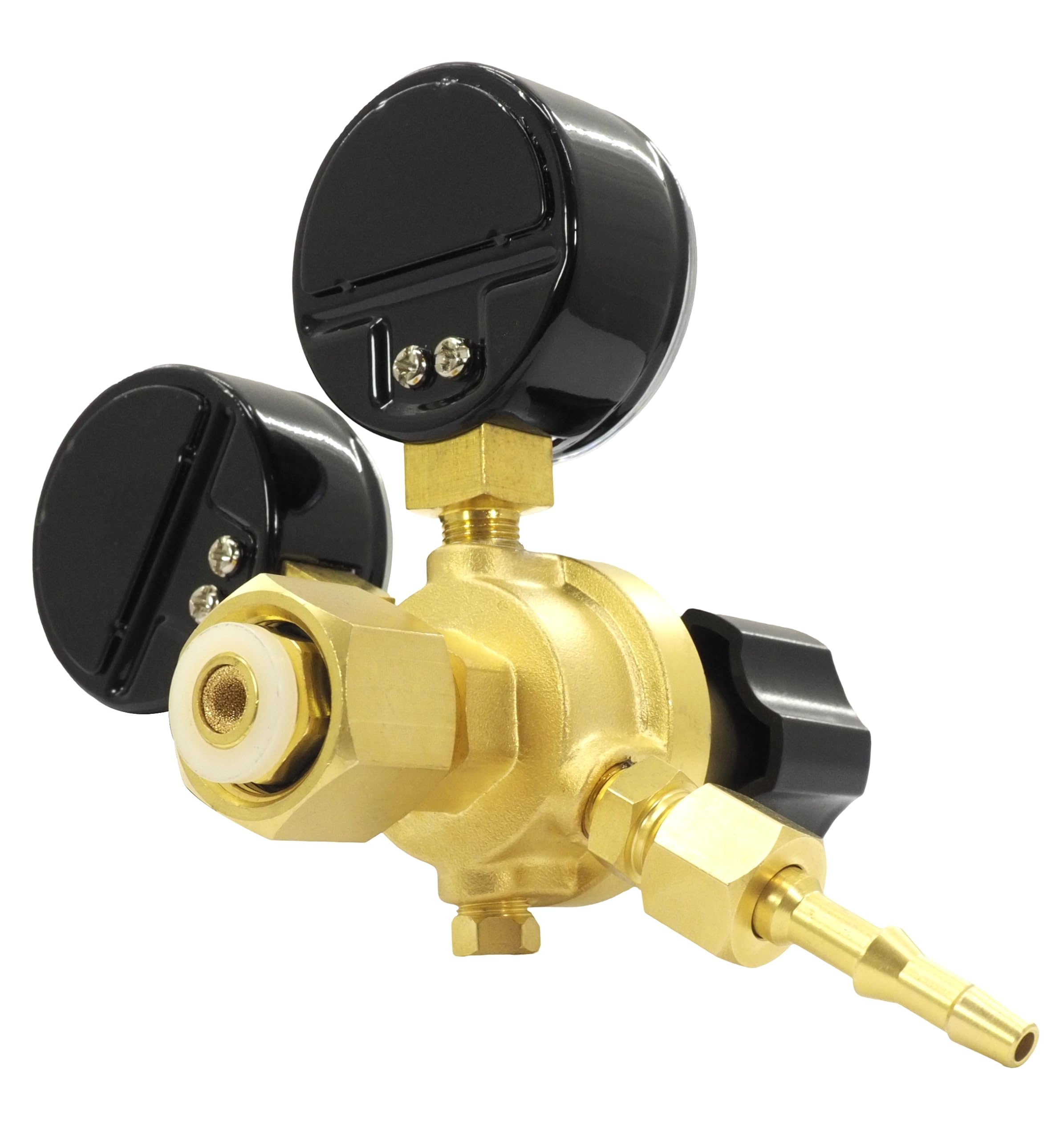 Argon/CO2 Mix bombola di gas 8 l, 150 bar, riempita con mini riduttore di pressione Argon/CO2, 2 manometri e regolazione precisa della pressione del gas, set di bombola di gas di alta qualità per