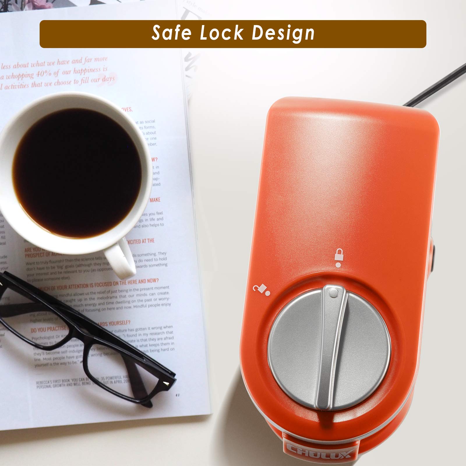 CHULUX Coffee Maker SingleServe Coffee Machine for Capsule,Orange Buy