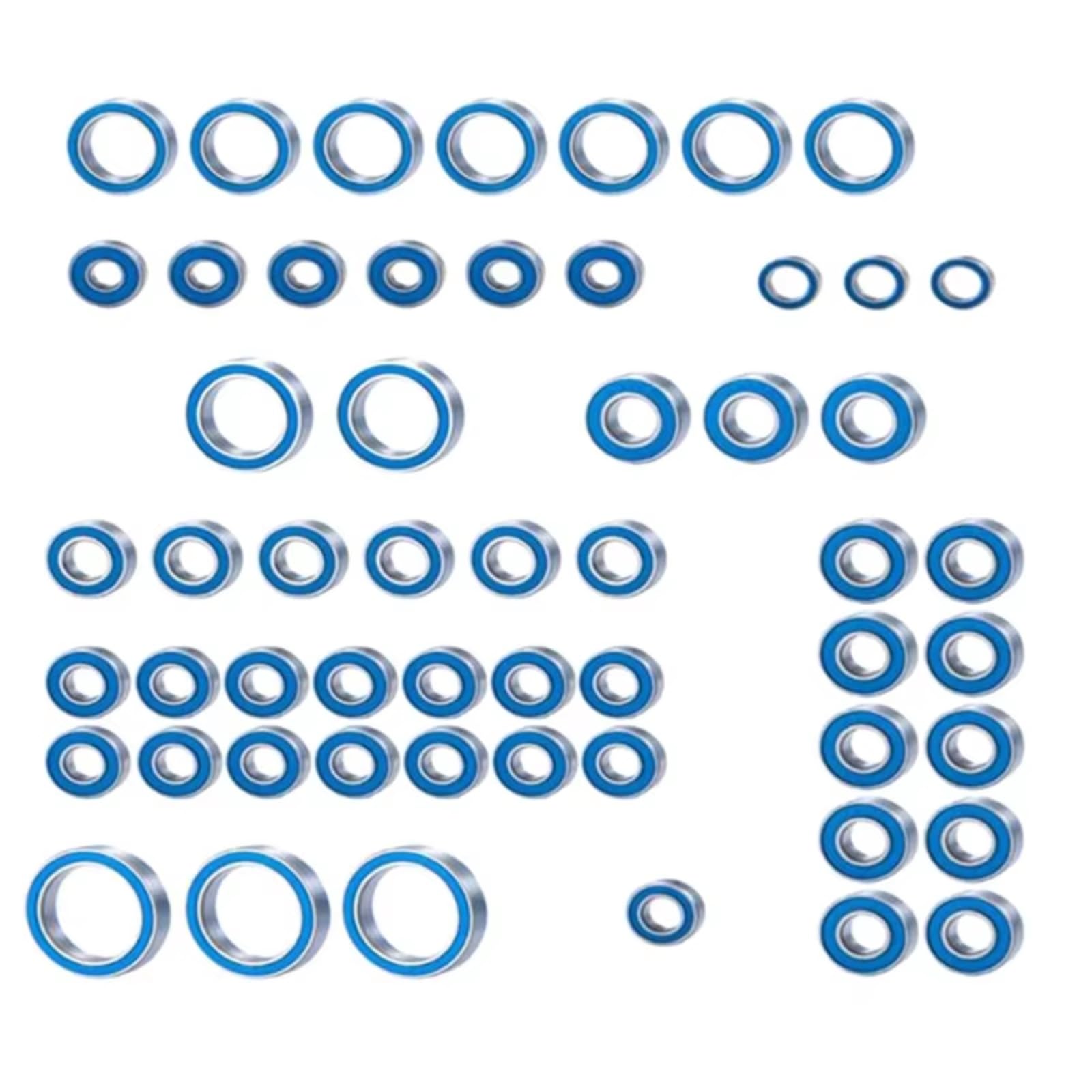 para Traxxas para TRX6 A93U-5 1/10 5 Piezas De Rodamientos De Bolas Sellados De Goma Kit De Mejoras para Coche RC Accesorios Piezas De Repuesto Cojinete Coche RC
