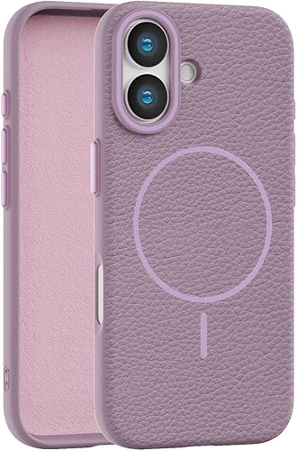 Callyue for iPhone 17 Case Purple, [Compatible with Magsafe], Soft Non-Slip Shoc