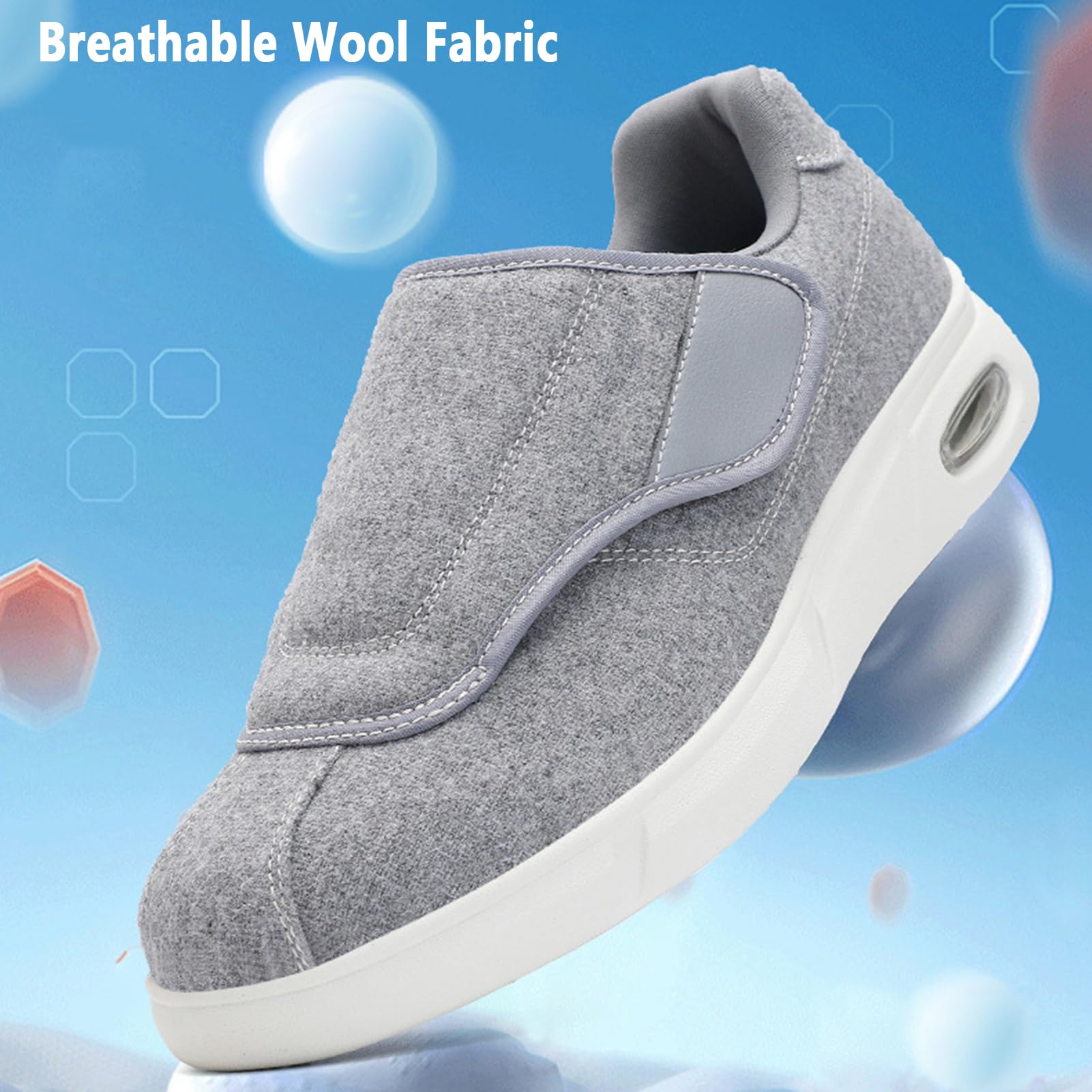 Calzature Diabetici Uomo Donna Calzatur Ortopediche Riabilitative Scarpe Alluce Valgo Calzature Casual Traspiranti Ciabatte Estive Anziani con Piedi Artritici Extra Larghe Antiscivolo