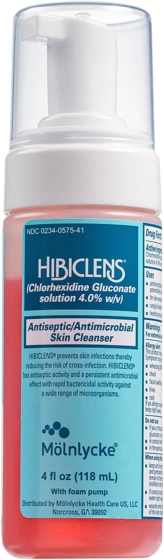 Antiseptic Antimicrobial Skin Cleanser 4oz Foam Pump