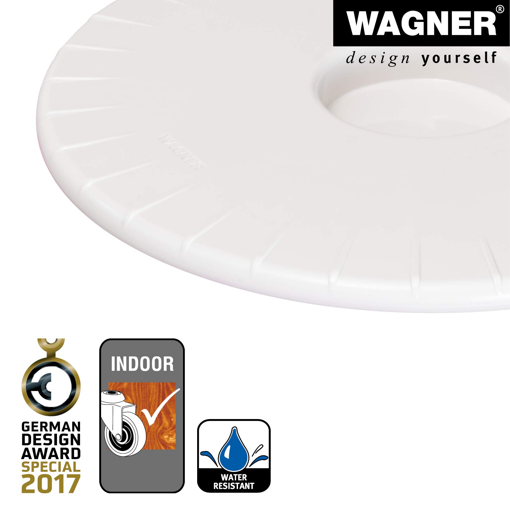 Wagner Rullo per Piante ULTRAFLAT 30 x 3 cm, per Interni con