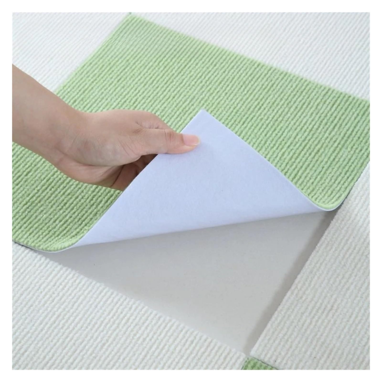 Dalles de Moquette Autocollantes, Carreaux de Moquette Auto-adhésifs Multicolores 30x30cm, 4 à 32 pièces, Tapis Sol Bureau insonorisé(White and Black,30x30cm 32pcs)