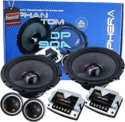 Kit Alto Falante Kit 2 Vias Ophera Op90 6 Polegadas 180w Rms Som Automotivo