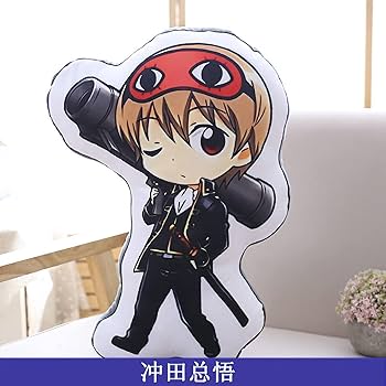 銀魂 ぬいぐるみ 沖田　クッション　抱き枕　202307202277 Amazon.co.jp: 銀魂 抱き枕 クッション ぬいぐるみ枕 坂田銀時