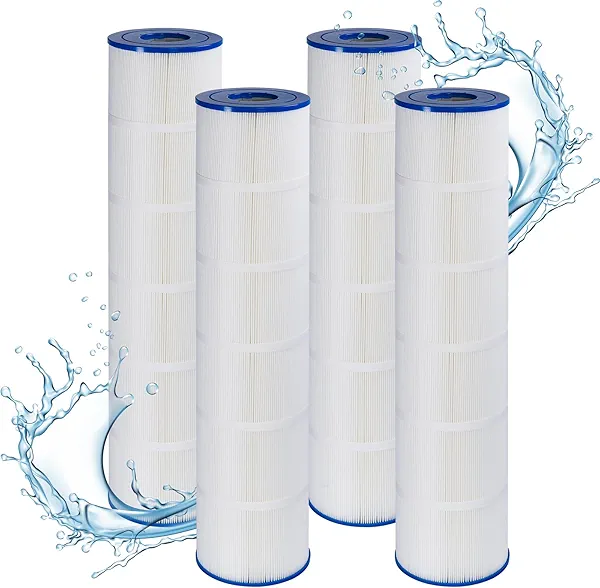 dearfilter CCP520 Pool Filter Cartridges, Compatible with Pentair Clean & Clear Plus 520, Replaces Pentair R173578, Pleatco PCC130, 520 sq.ft, 4 Pack