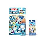Melissa & Doug Sticker Wow! Shark Bundle: 24-Page Activity Pad, Sticker Stamper, 500 Stickers, Mini Pad, Arts and Crafts Fidget Toy Collectible Character