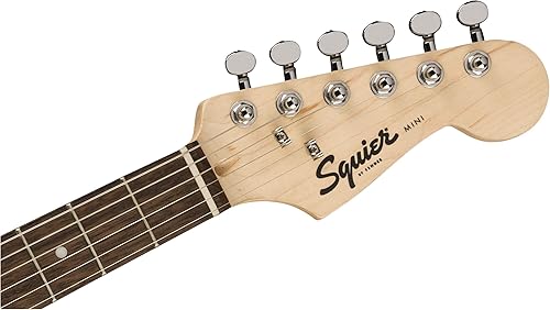 Miniatura 7 de Fender Squier - Guitarra eléctrica de tamaño 34 para niños, paquete de aprendizaje con amplificador, cable, sintonizador, correa, púas, lecciones en