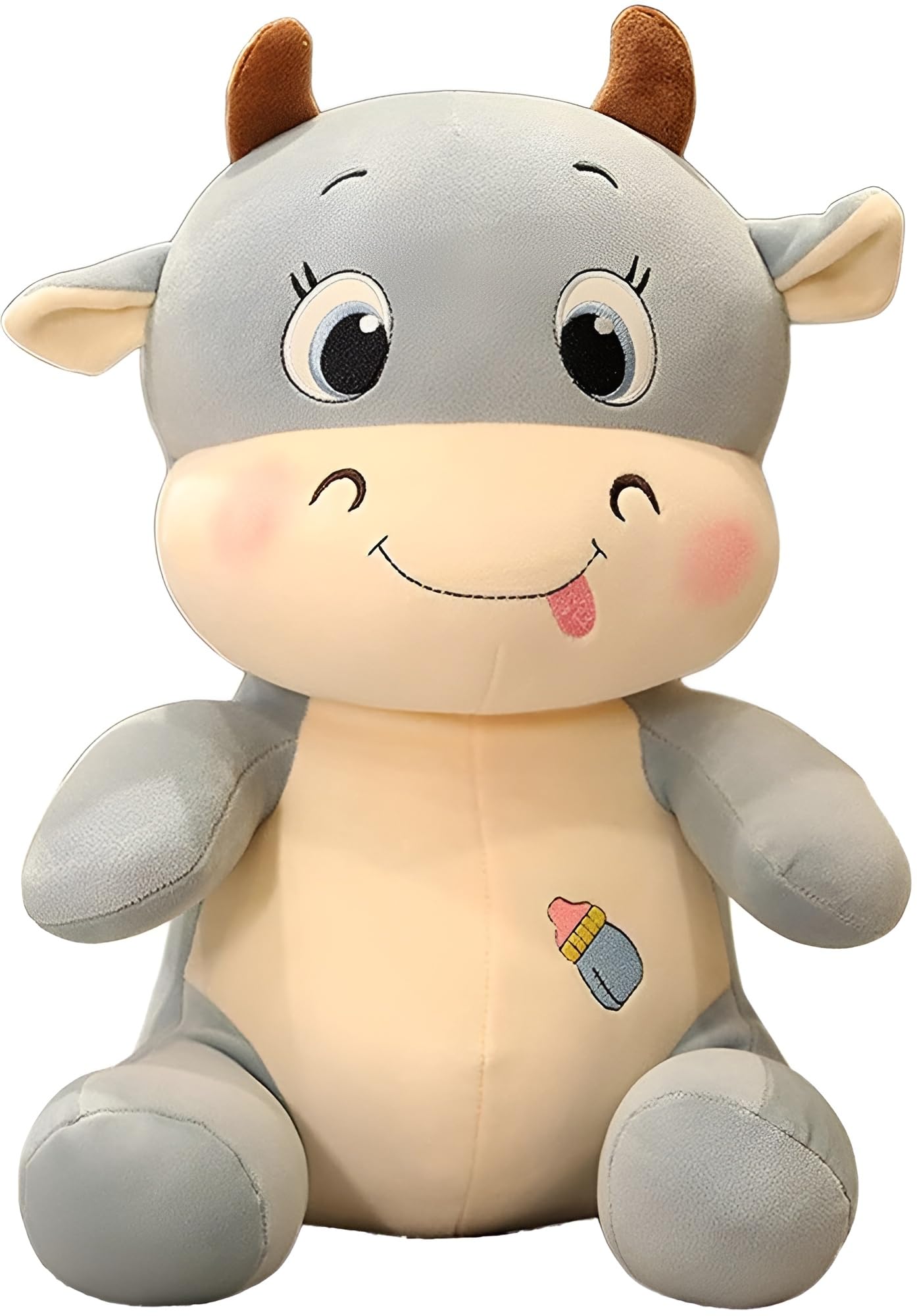 Mimo Soft Cow Plush Toys | Teddy Bear for Baby Girl | Animal | Girlfriend Gift | Toys for Kids Boys (30 Cm Grey) (B0DFMJSQHV) Amazon Price History, Amazon Price Tracker