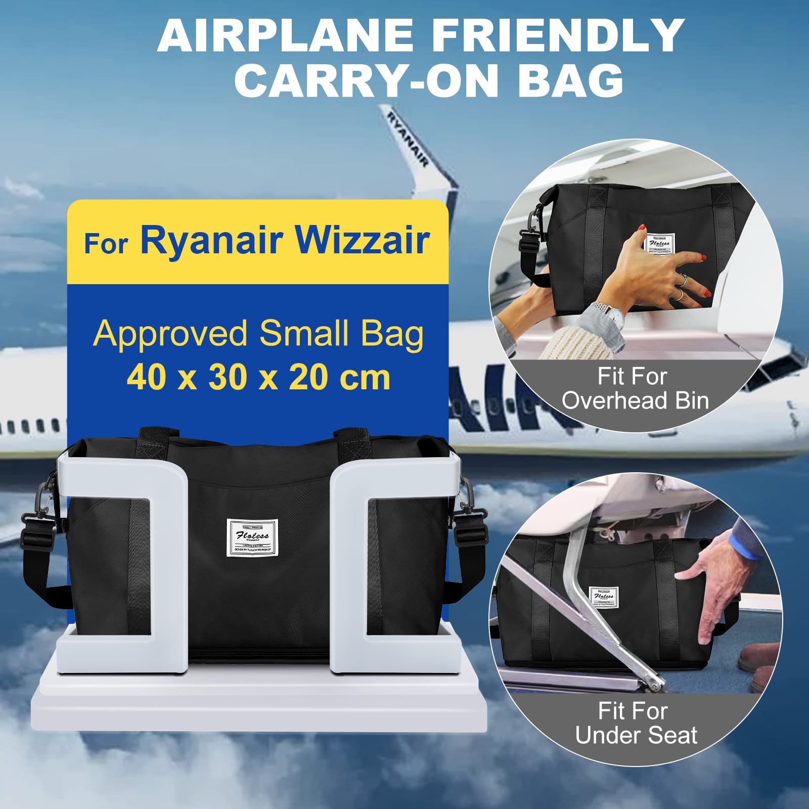 Bolsa de Deporte de Viaje, Bolsa Grande de Gimnasio para Mujer, Bolsa de Fin de Semana, Bolsa de Transporte para avión, Bolsa de Playa para Mujer, Bolsa de Noche,Bolsa de Equipaje con Bolsa húmeda