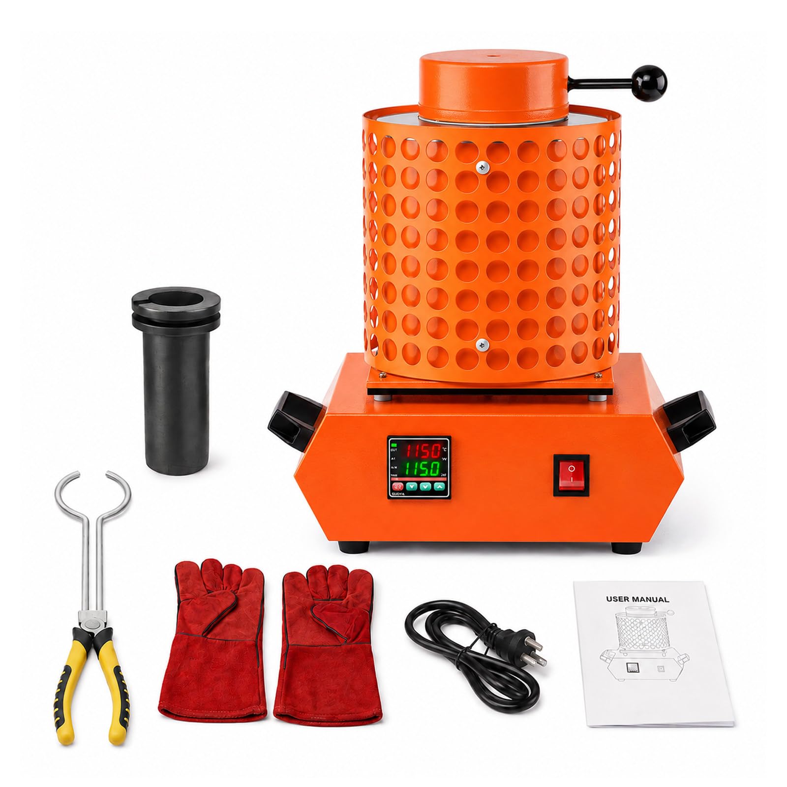 Elektryczny piec do topienia do odlewania biżuterii 3kg