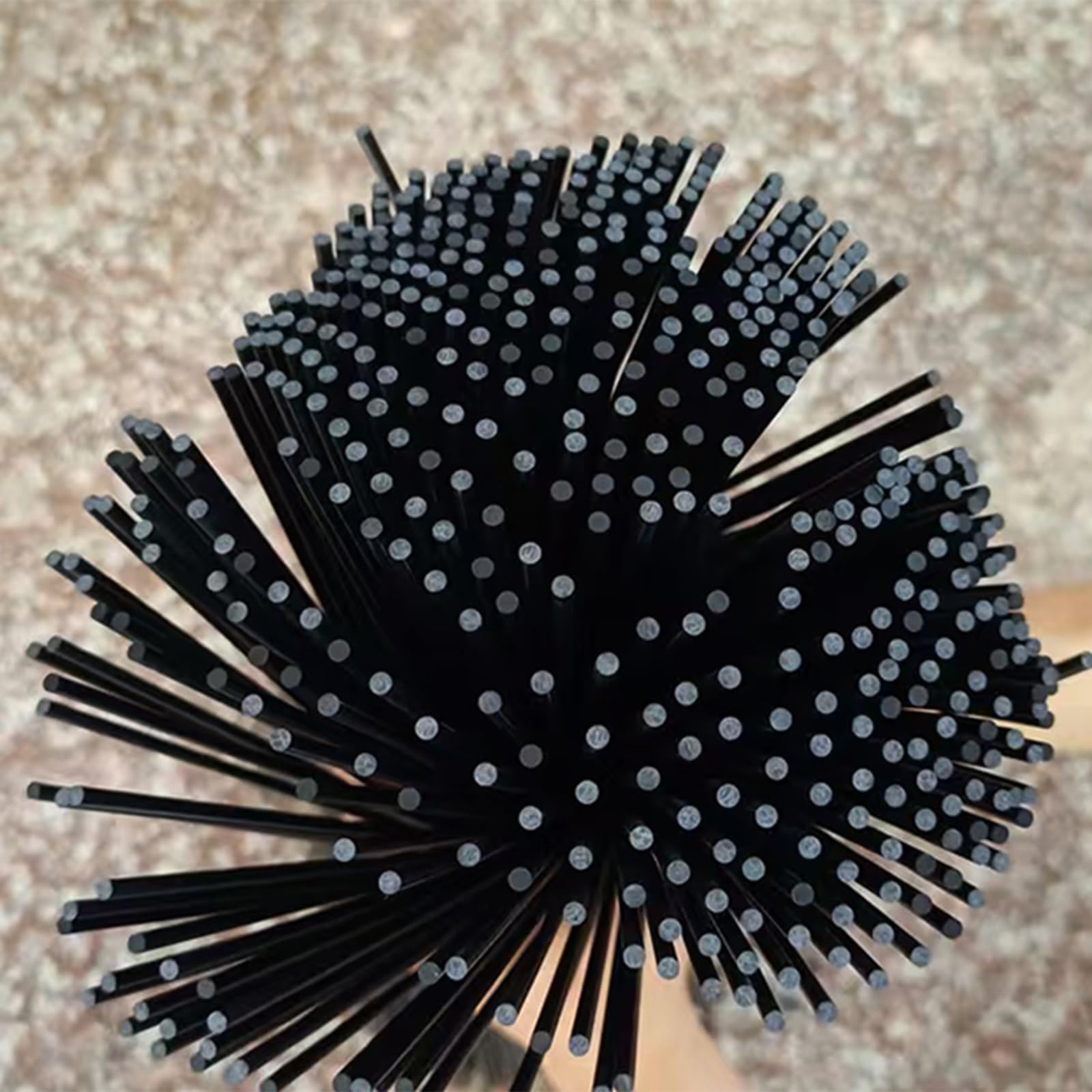 1pcs Asta solida in pura fibra di carbonio