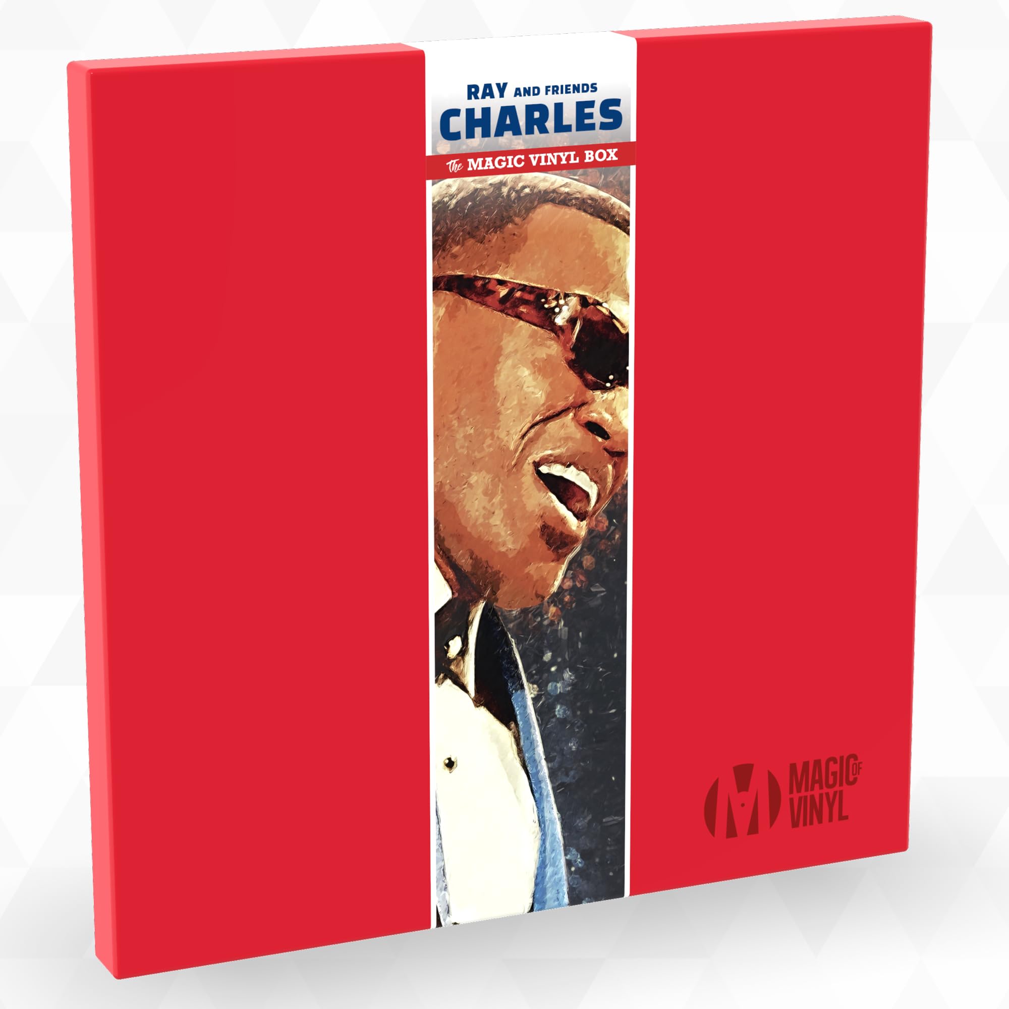 Ray Charles and Friends - Magic-V-Box - 3 Vinylschallplatten - einzigartig und limitiert - Top Geschenk!