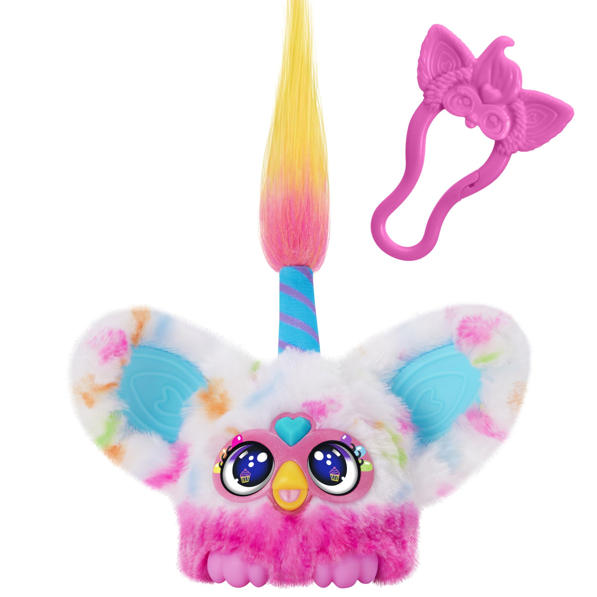 Furby Furblets Bee-Day Birthday Friend, Mini Plush Electronic Toy, Party Presents for Children Aged 6+