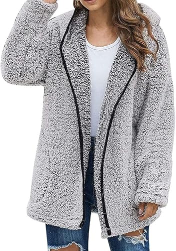 Vista 5 de Ropa de otoño para mujer, con solapa frontal abierta, para salir de noche