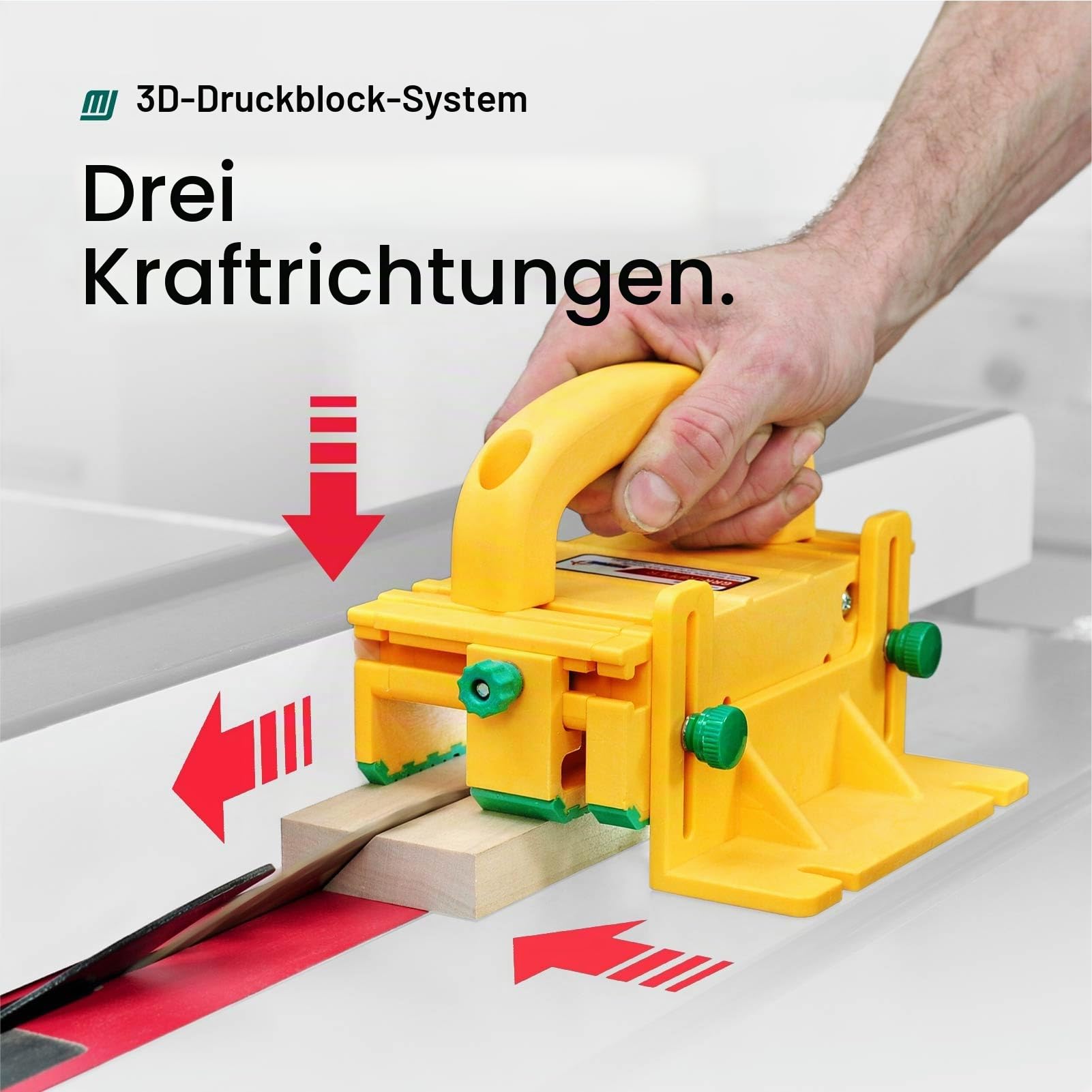 GRR-RIPPER 3D-Schieber für Tischkreissägen, Frästische, Bandsägen und Abrichthobel von MicroJig