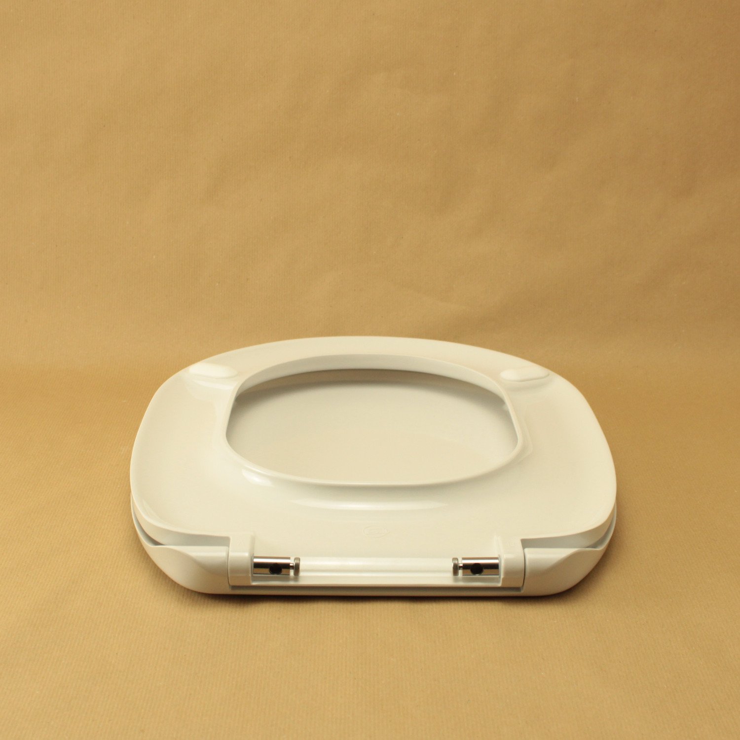 Copriwater per SANITOSCO VASO BIDET DE LUX TERMOINDURENTE BIANCO cerniera inox normale o rallentata soft close