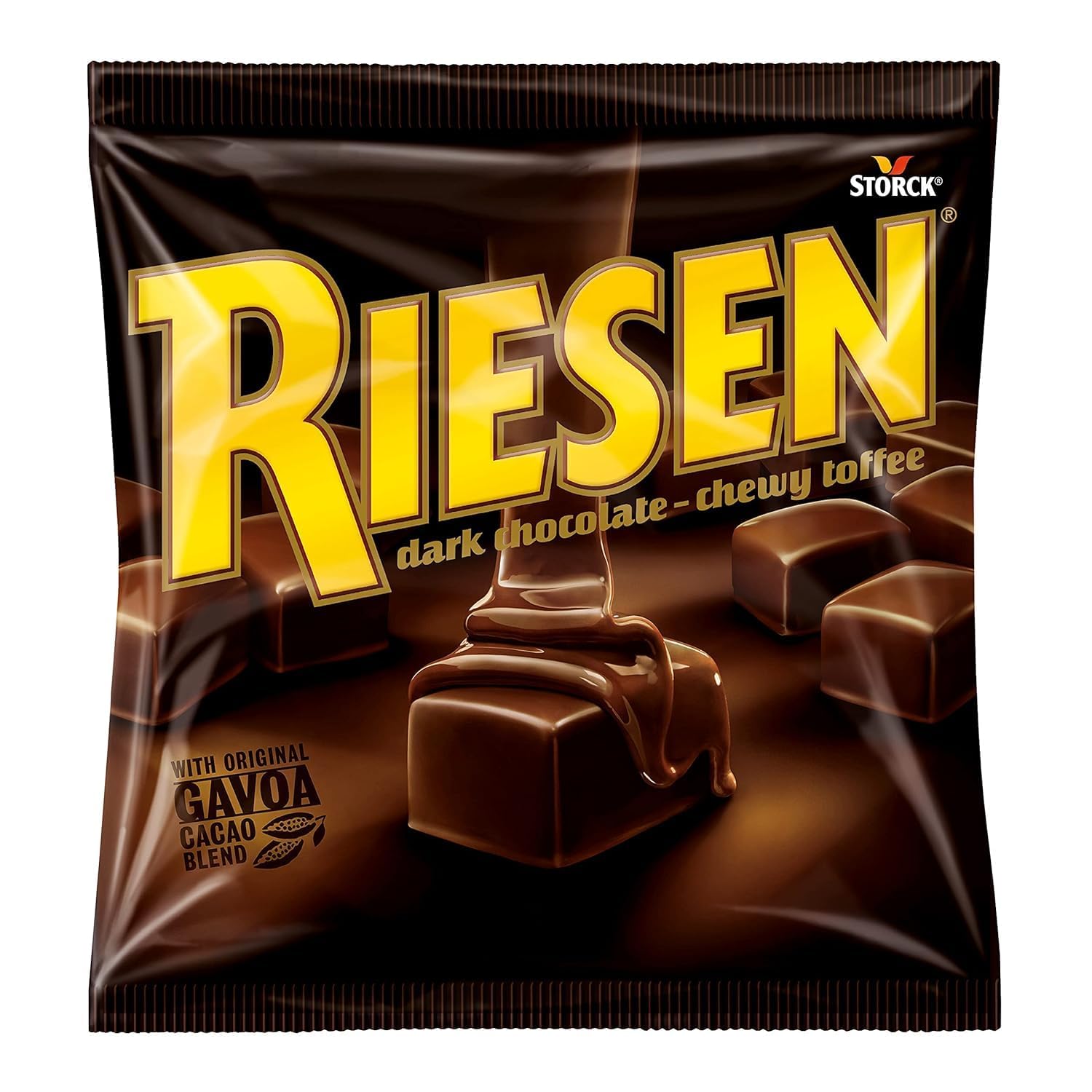 RIESEN DARK CHOCOLATE CHEWY TOFFEE 110 GM